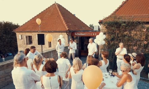 Celebration in the Schubart Stube in Hohenasperg
