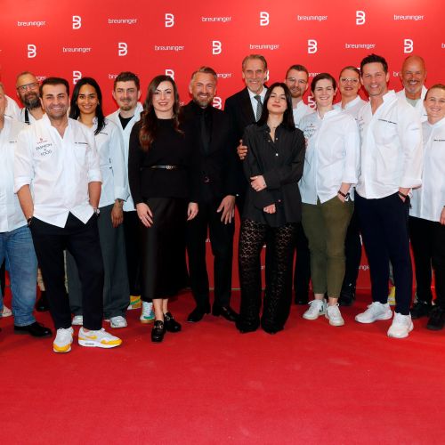 Gruppenfoto der Gastköche auf dem Breuninger-Event